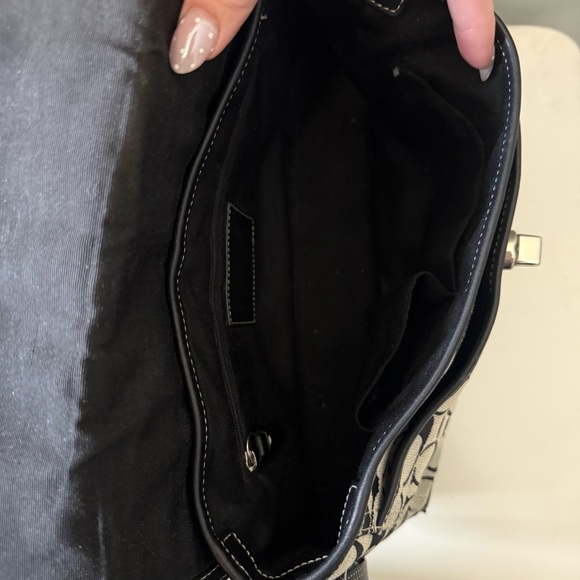 Y2K Coach Hampton Social Signature Flap Shoulder Bag - Picture 15 of 16
